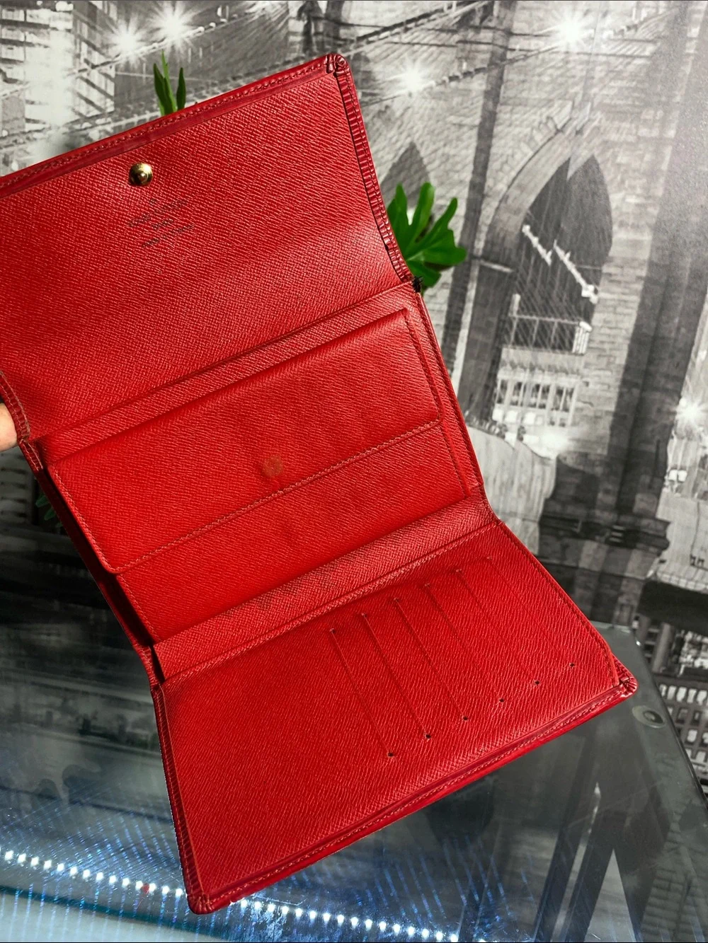Authentic Louis Vuitton Epi Porte Tresor Wallet